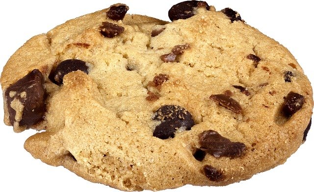 A chocolate chip cookie