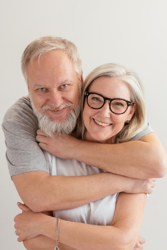 A happy senior couple