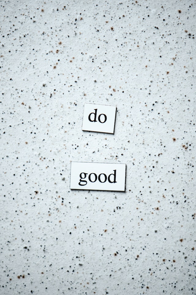 Words "do Good"